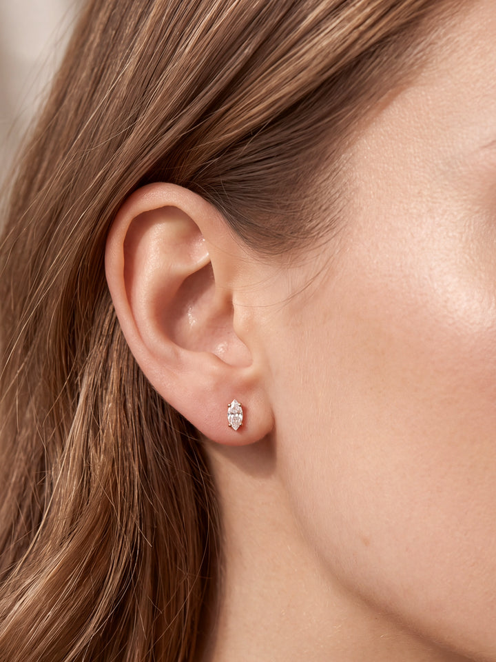 Par Arete Zirconia Forma Marquesa