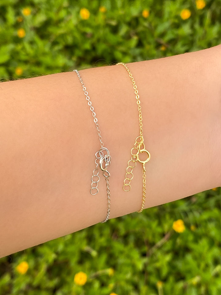 Pulsera Con Doble Circulo Zirconias