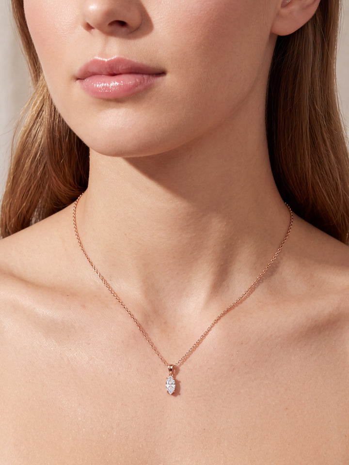 Collar Dije Zirconia Marquesa