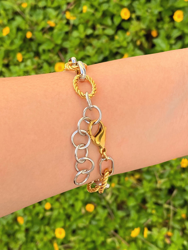 Pulsera Ovalado Enlazado Trenzado