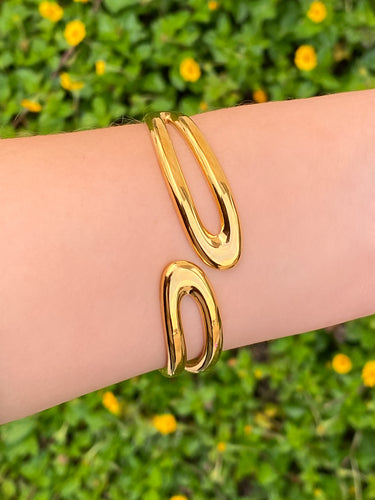 Brazalete Doble Curva Abierto