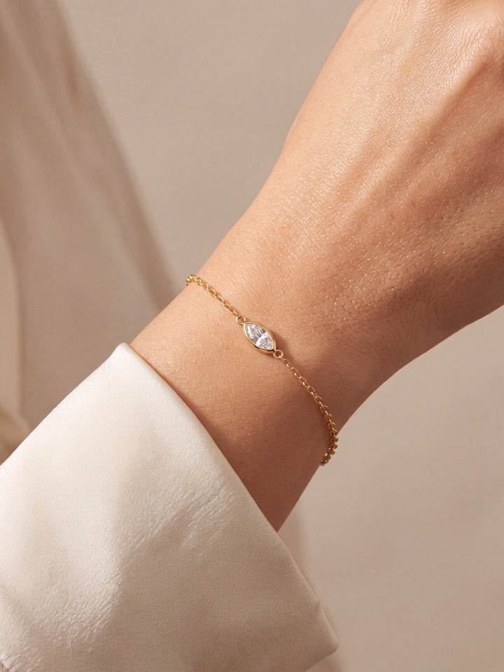 Pulsera Con Zirconia Marquesa