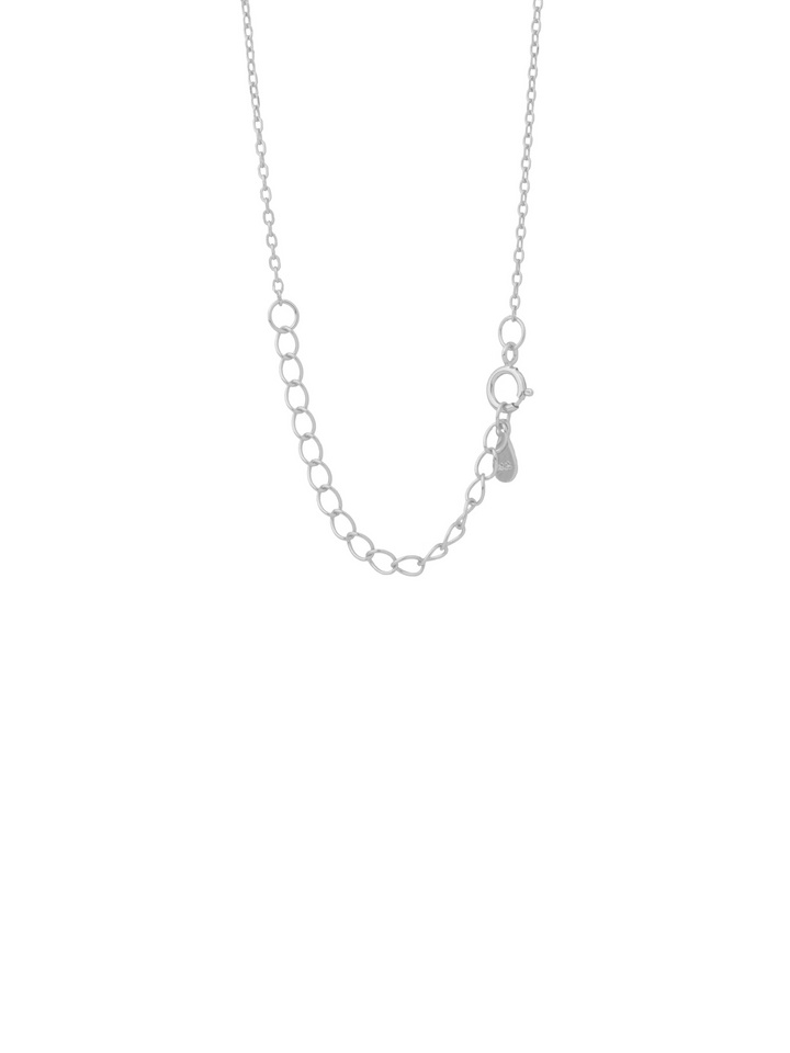 Collar Dije Doble Corazon Con Zirconias