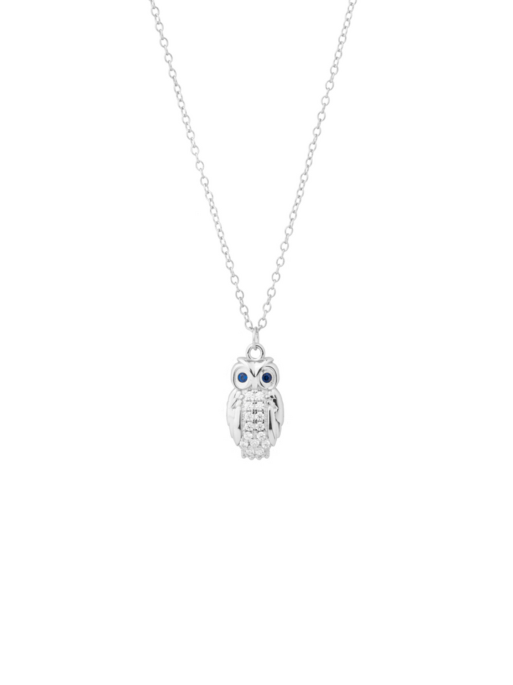 Collar Dije Buho Zirconias