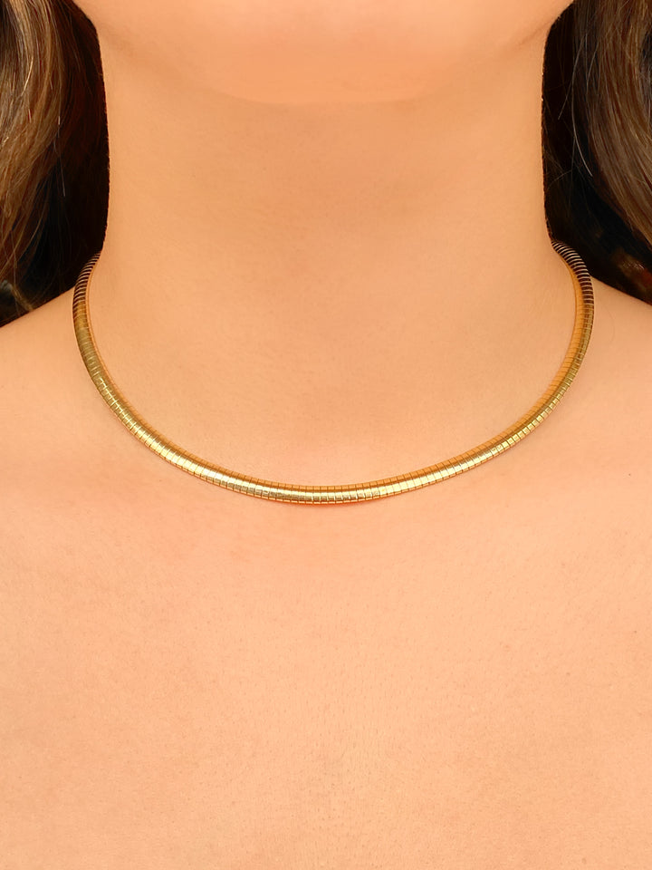 Choker Dorado 4 mm