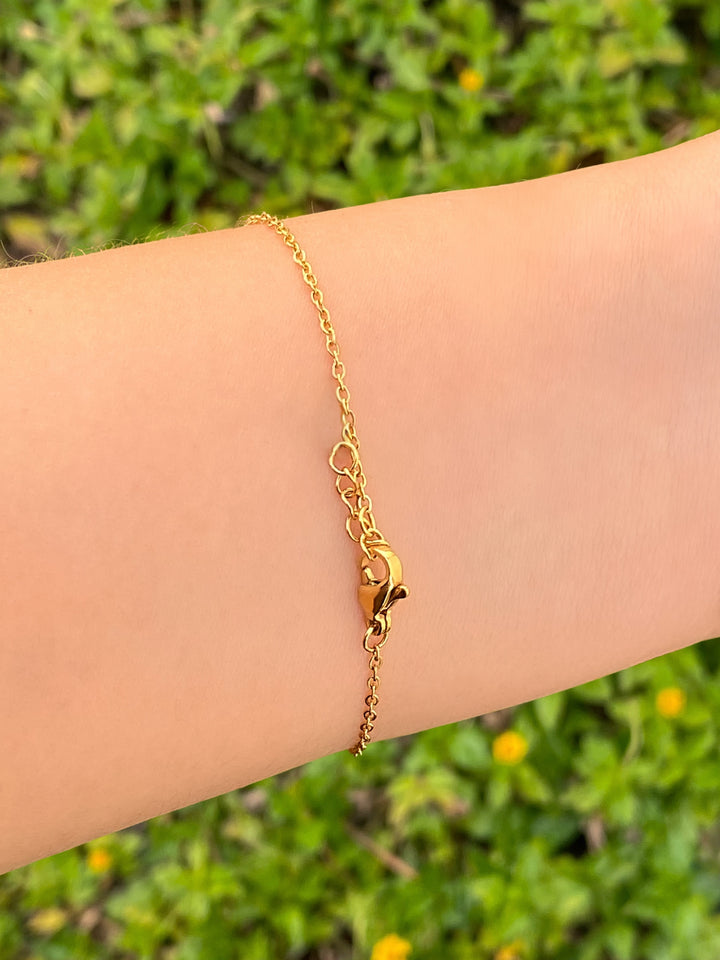 Pulsera Con Cruz Zirconias