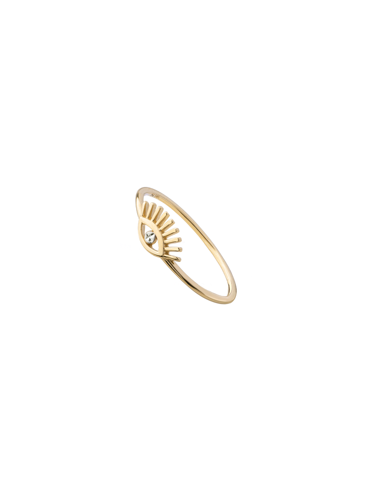 Anillo Ojo Oro 14k