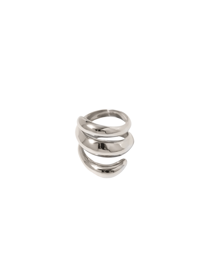 Anillo Triple Linea Torcido