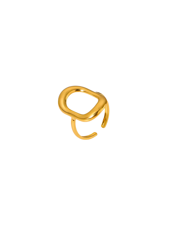Anillo Con Ovalo Semi Ajustable