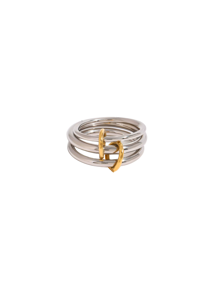 Anillo Triple Argolla Liso