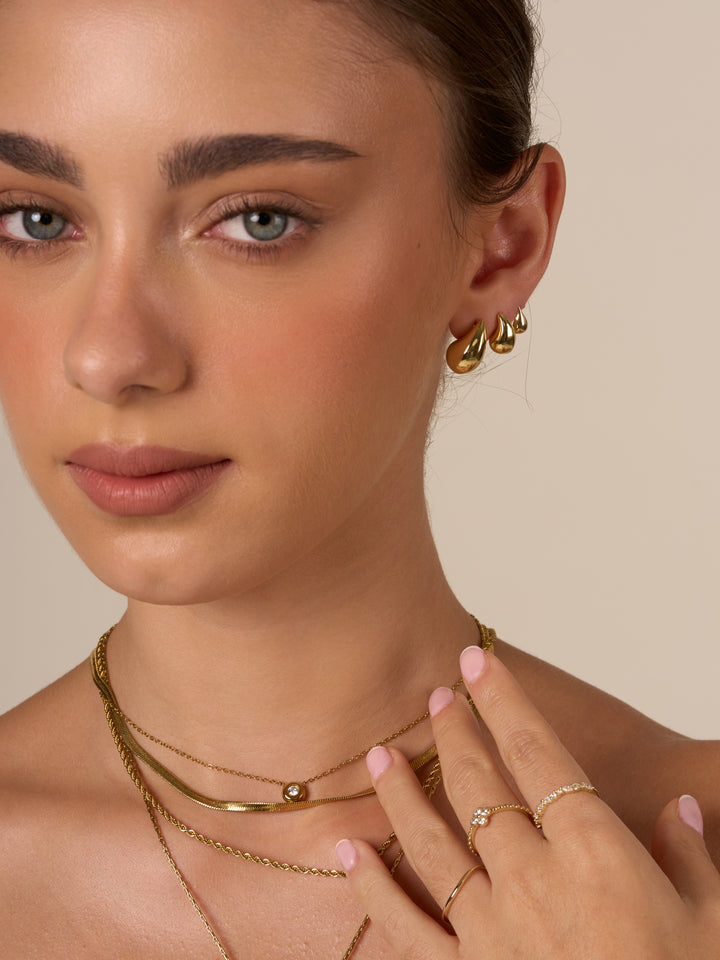 Anillo Trebol Cuatro Hojas Zirconia