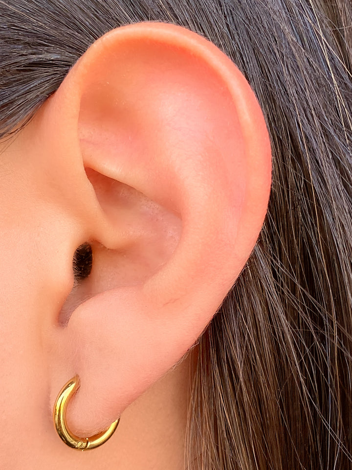 Par Arracada Con Cruz Zirconias 2 en 1