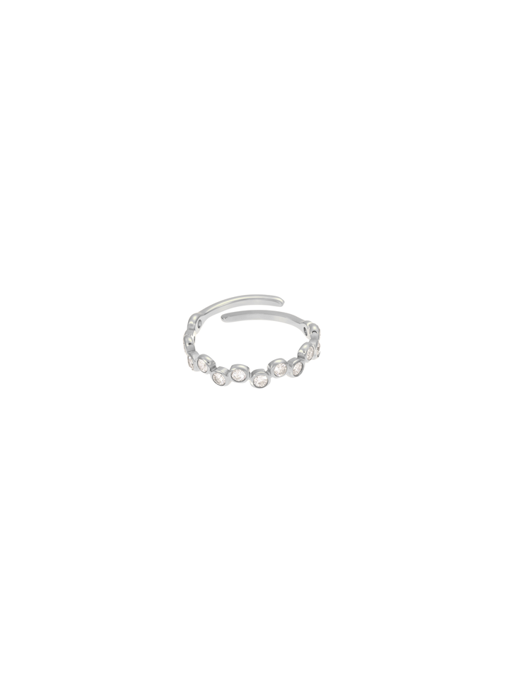 Anillo Zig Zag Zirconias