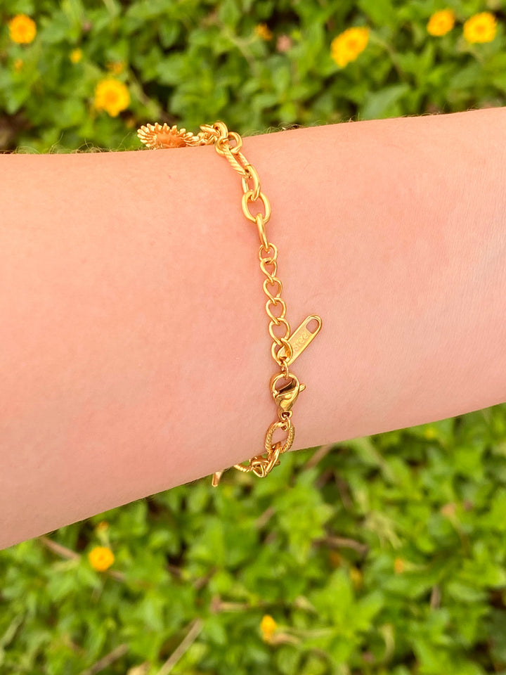 Pulsera Relicario Corazon Con Luna y Perla