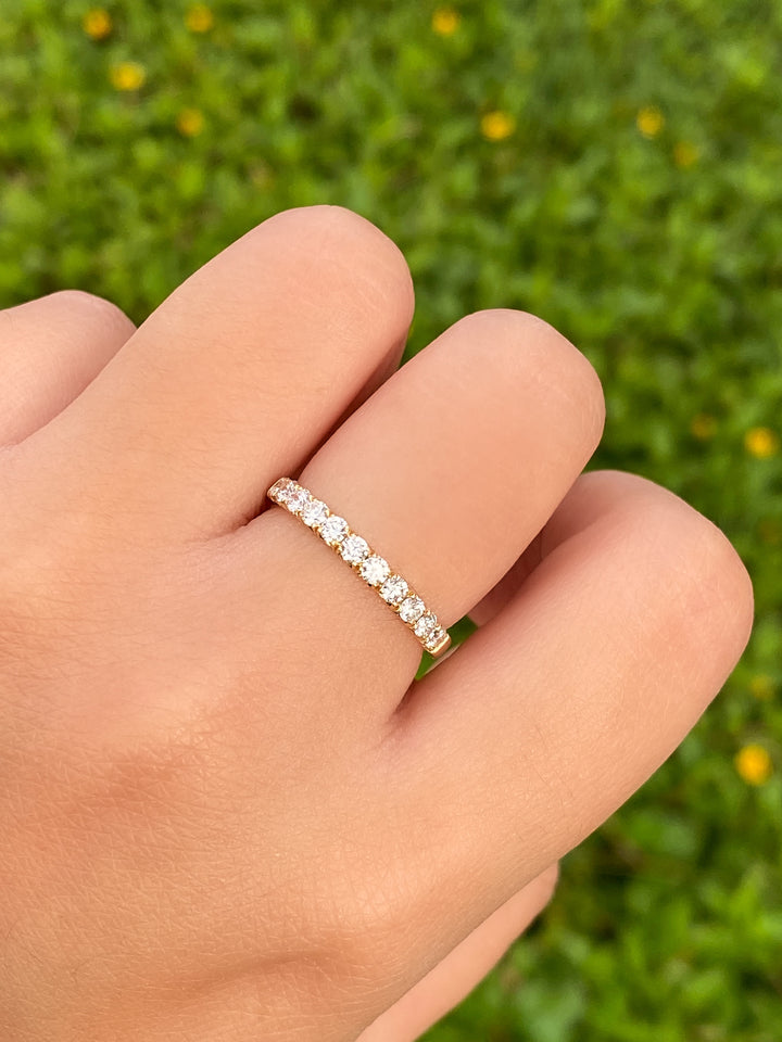 Anillo Churumbela Corte Round 0.49 Ct Diamante Natural