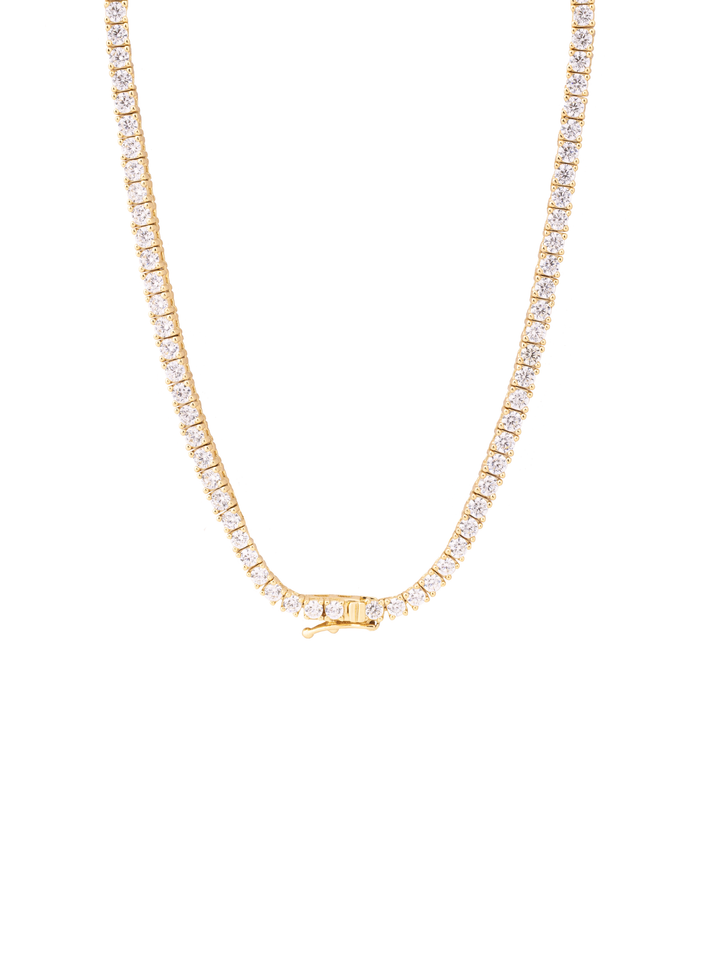 Choker Tennis Con Zirconias 3 mm