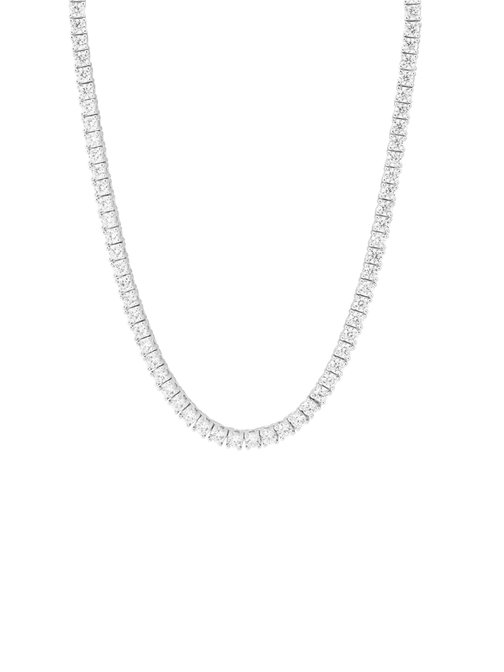 Choker Tennis Con Zirconias 3 mm