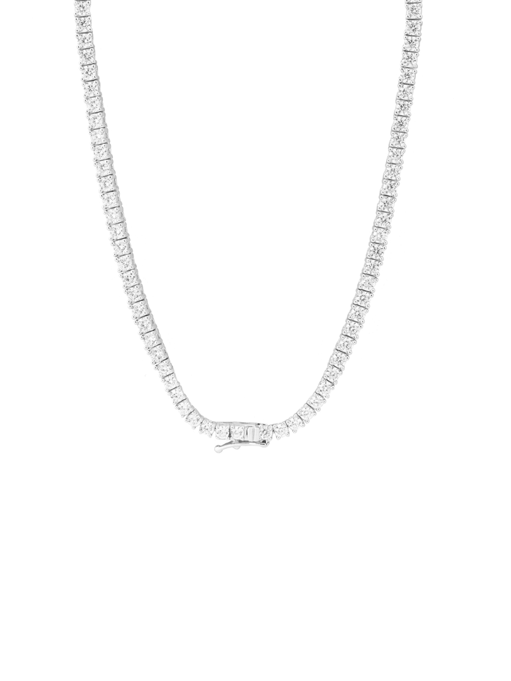 Choker Tennis Con Zirconias 3 mm