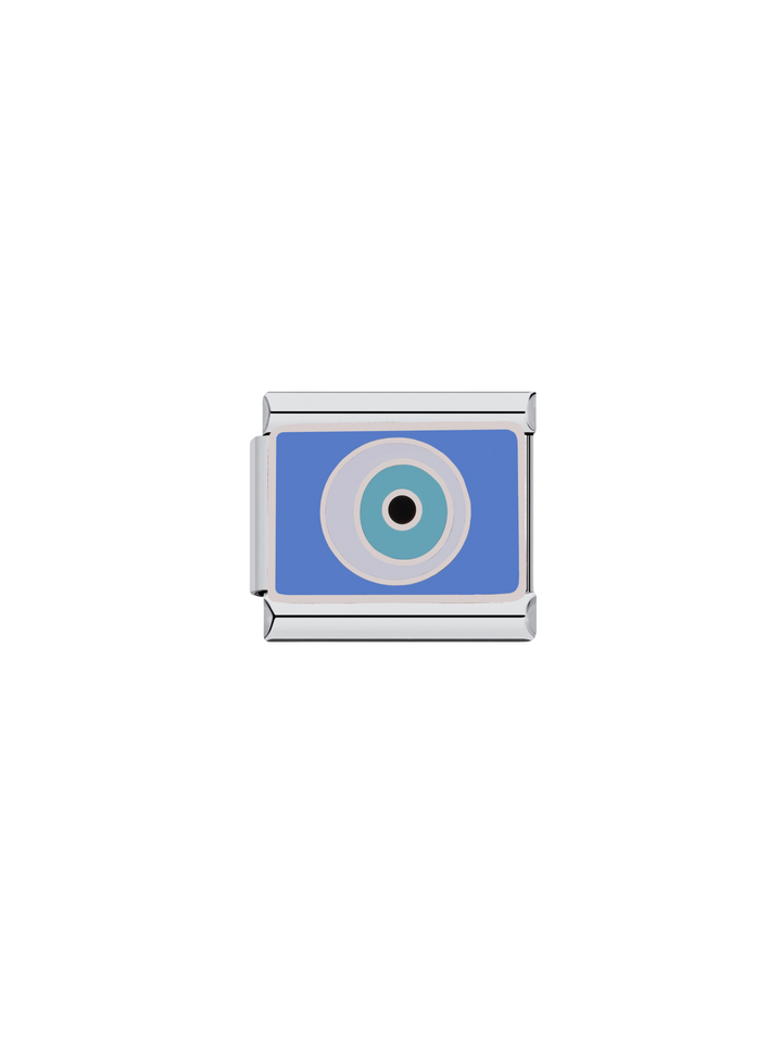 Charm Ojo Con Fondo Azul