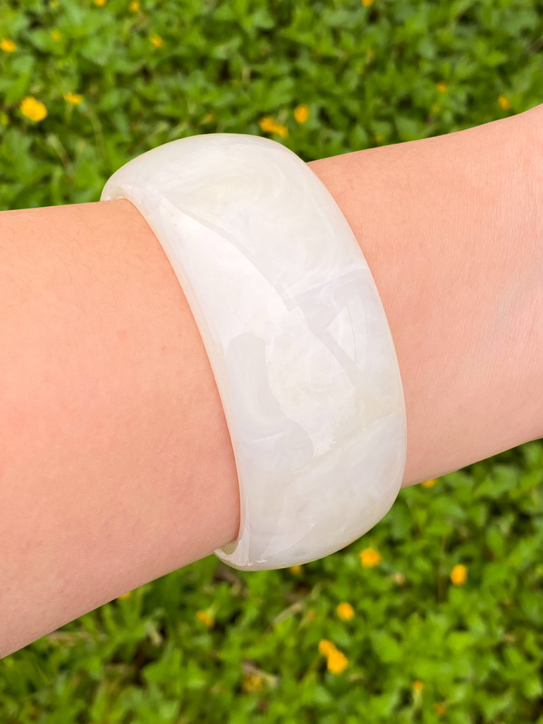 Brazalete Cerrado Blanco