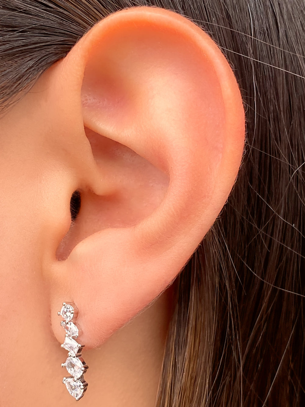 Par Arete Tira Zirconias