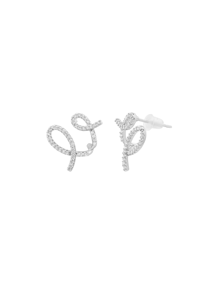 Par Arete Doble Lazo Zirconias