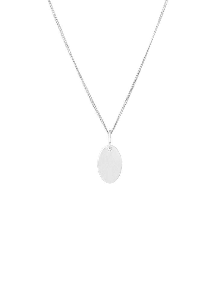 Collar Dije Ovalo Liso