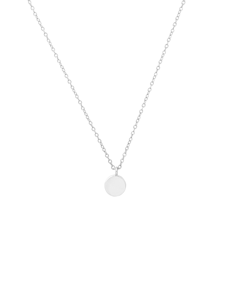 Collar Dije Mini Circulo Liso