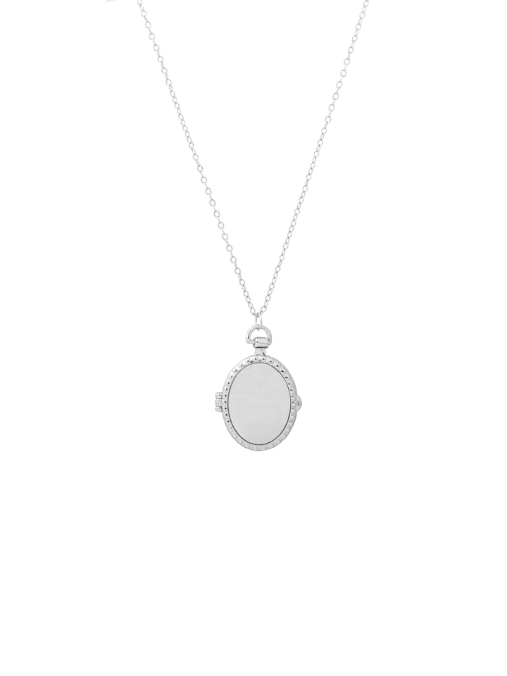 Collar Dije Relicario Ovalado