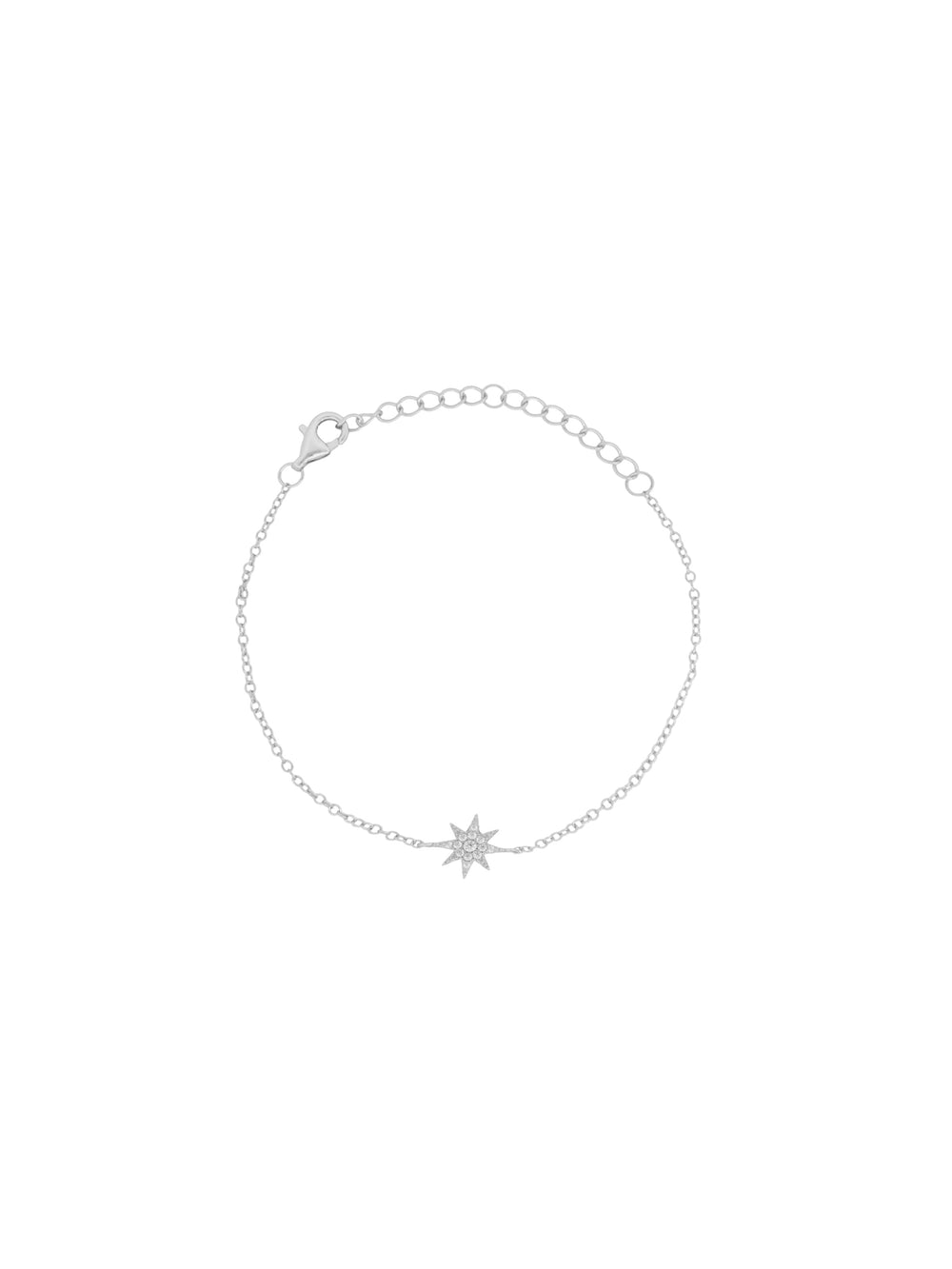 Pulsera Con Estrella Del Norte Zirconias