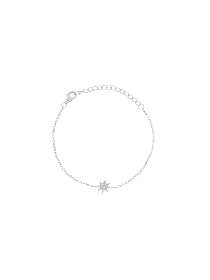 Pulsera Con Estrella Del Norte Zirconias