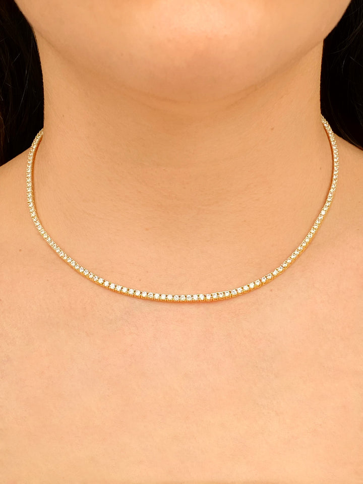 Collar Tennis Zirconias 2 mm