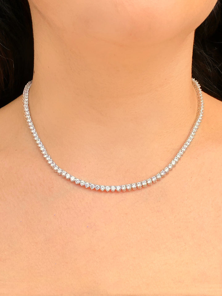 Collar Tennis Zirconias 4 mm