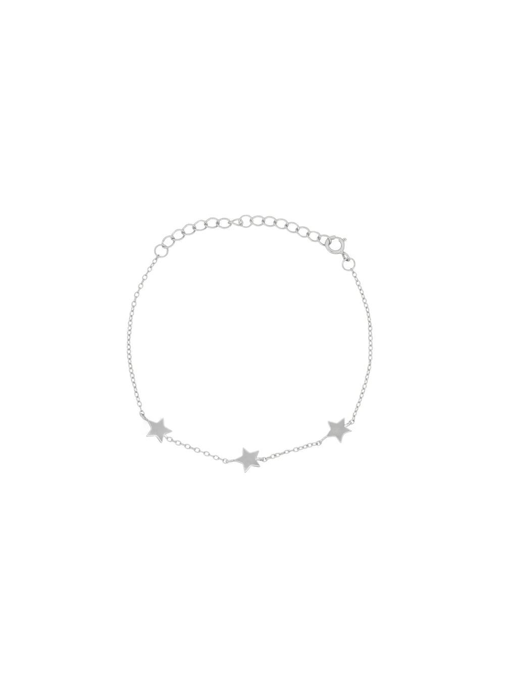 Pulsera Con Tres Estrellas Lisas