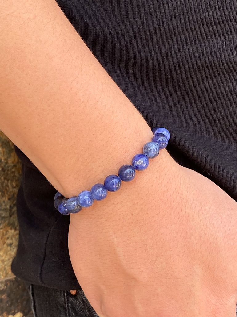 Pulsera Piedra Sodalita Azul