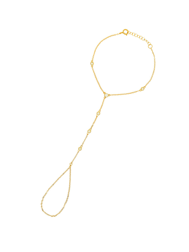 Pulsera Zirconias con Anillo