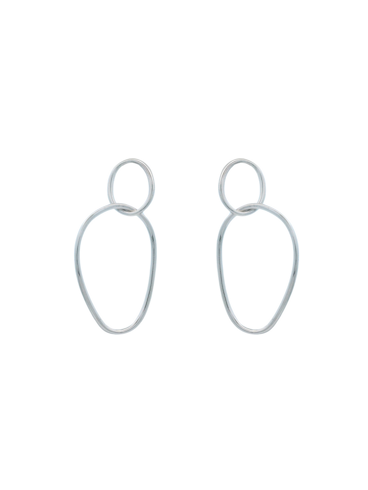 Par Arete Con Contorno Ovalado