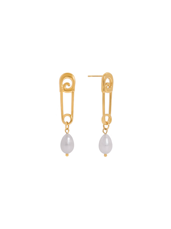 Par Arete Clip Con Perla