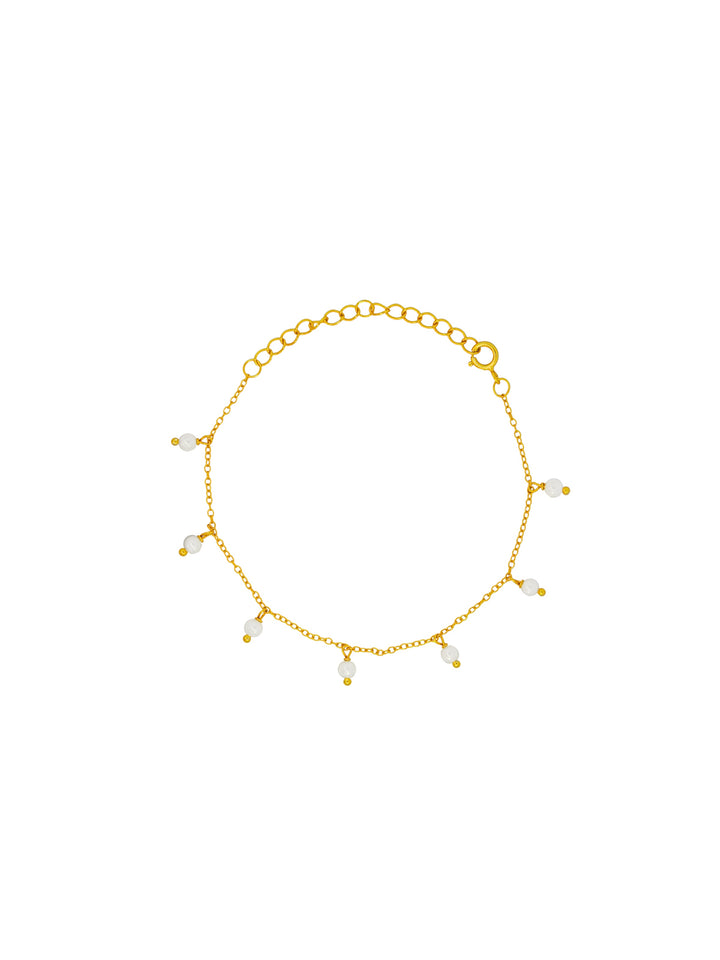 Pulsera Perlitas Colgando