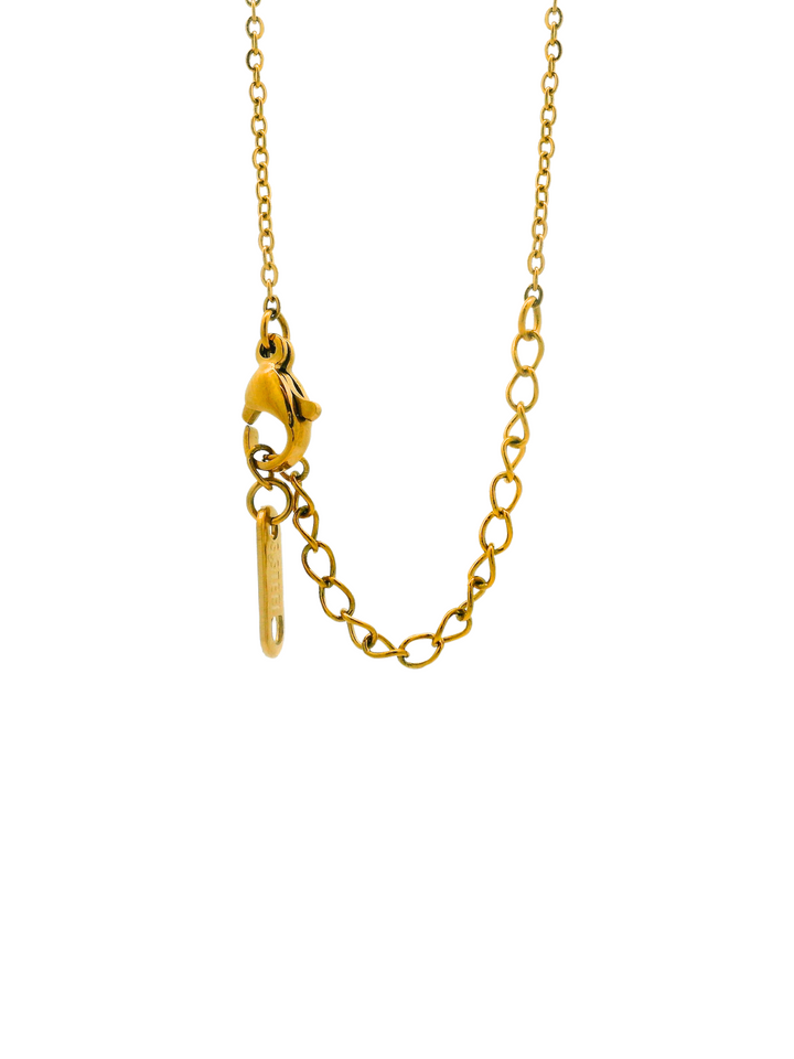 Collar Con Zirconia Redonda