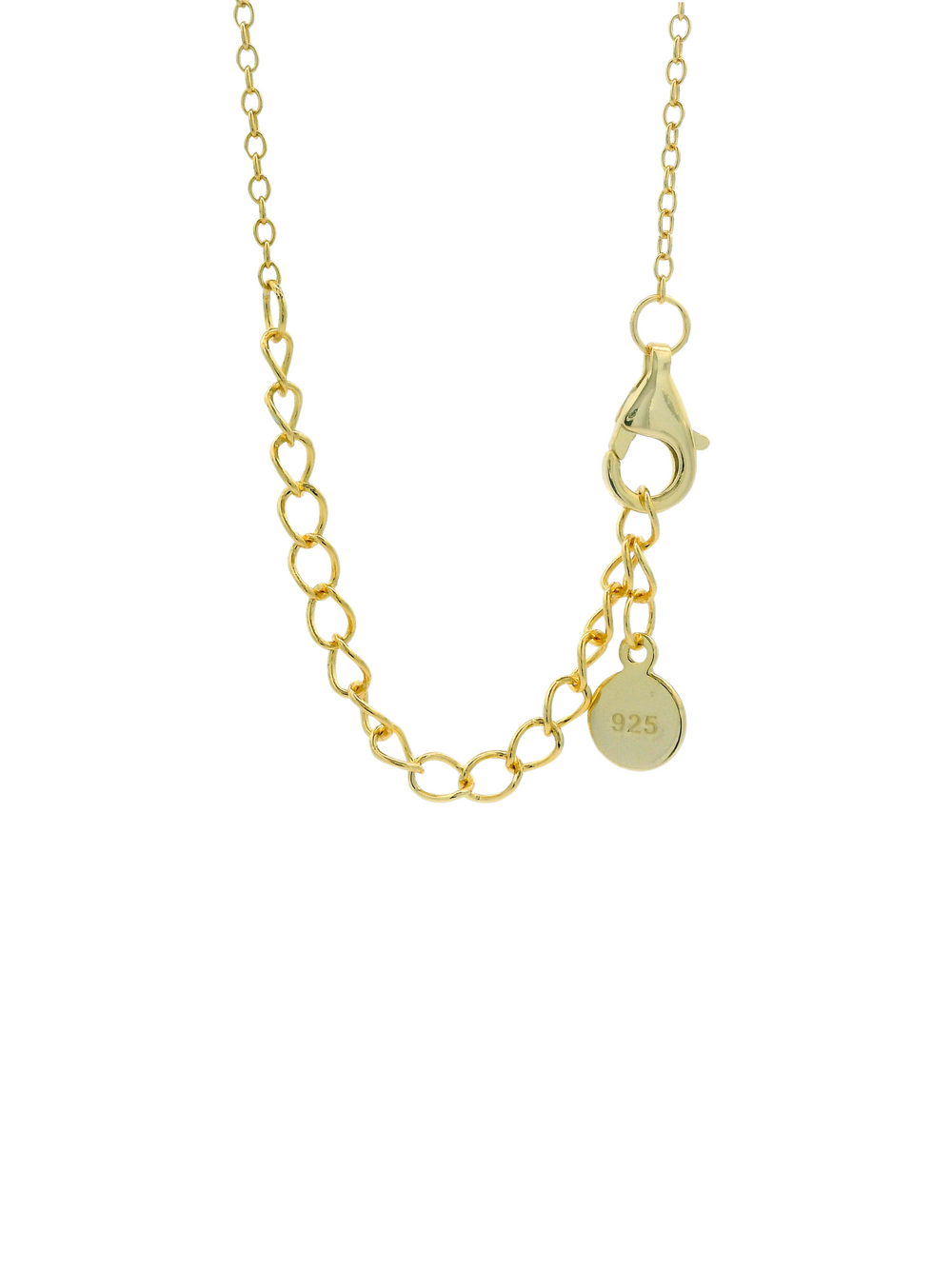 Collar Birthstone Rectangular Dorado