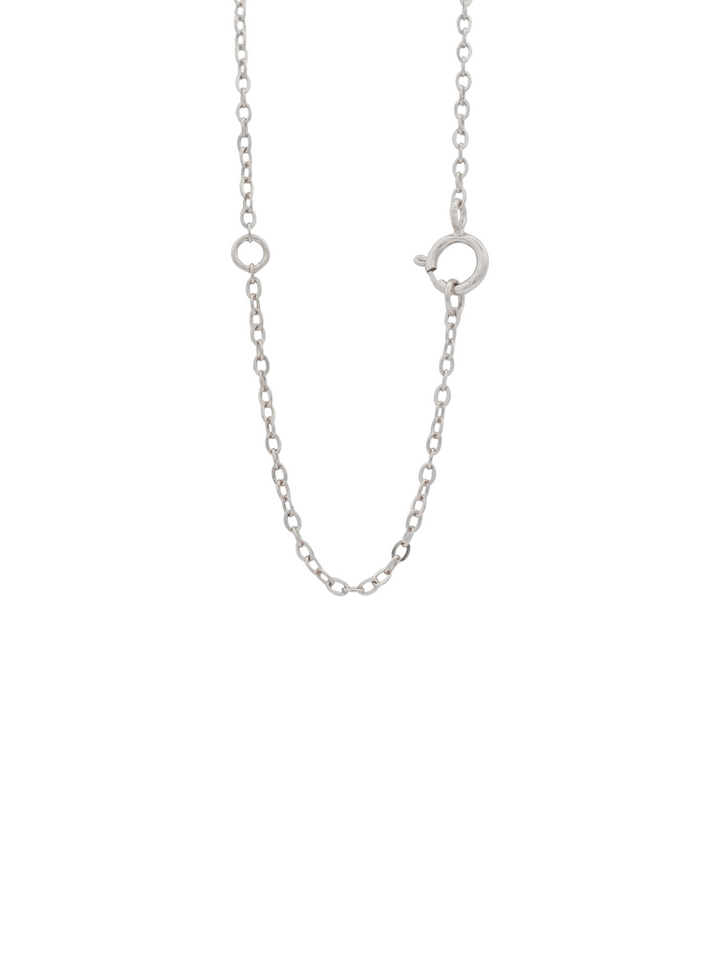 Collar Cruz Zirconias Circulares