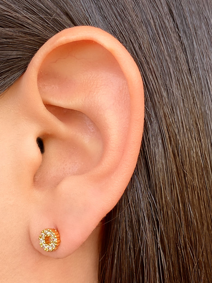 Par Arete Mini Contorno Circulo