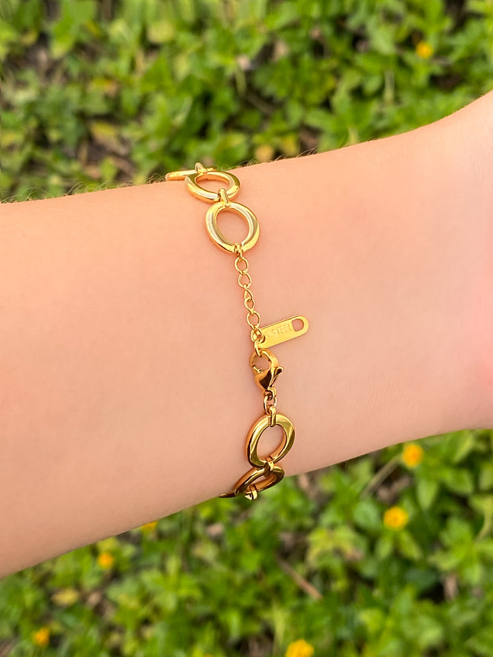 Pulsera Ovalos Rigidos