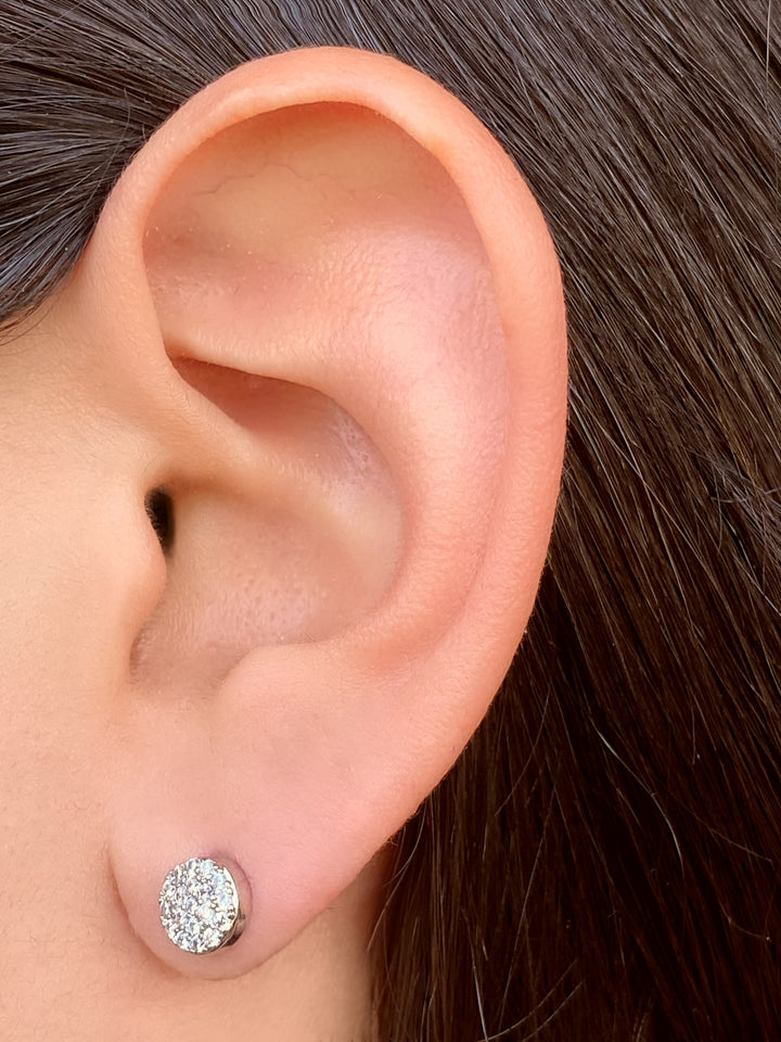 Par Arete Mini Circulo Zirconias