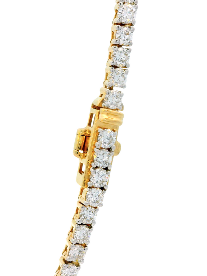 Tennis Necklace 7 Ct Diamantes Lab Grown