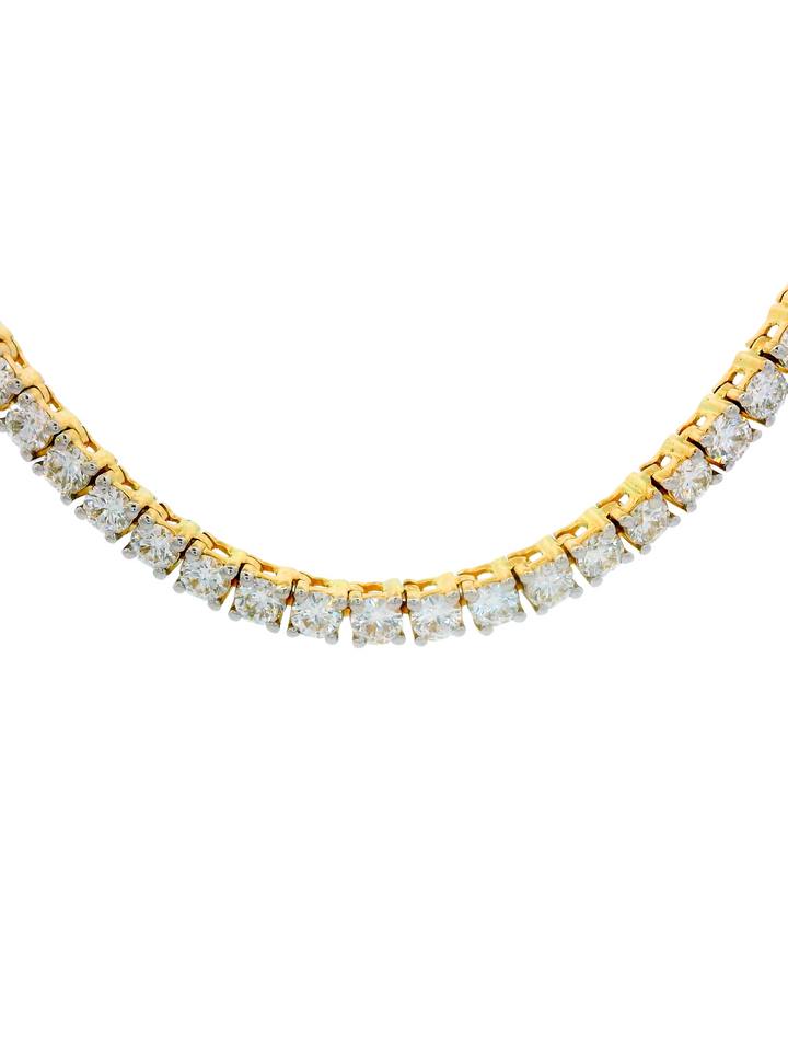 Tennis Necklace 7 Ct Diamantes Lab Grown