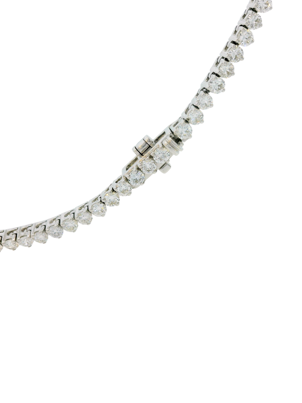 Riviera Tennis Necklace 10 Ct Diamantes Lab Grown
