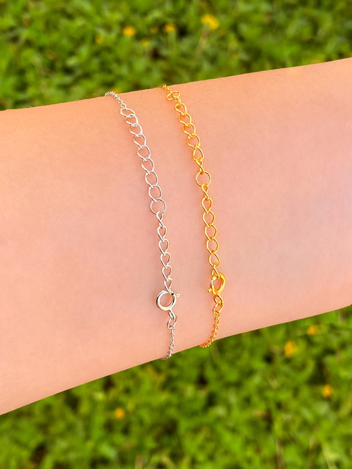 Pulsera Con Tres Estrellas Lisas