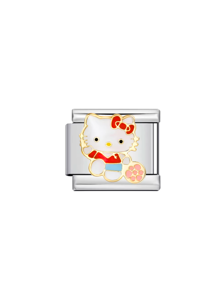 Charm Hello Kitty Jugando Futbol